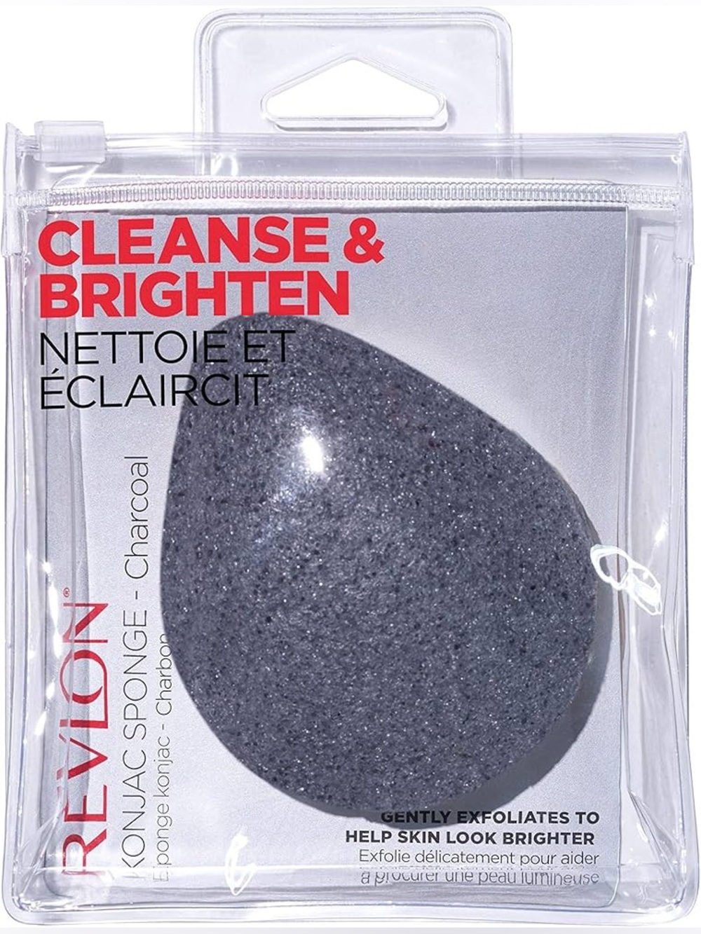 REVLON Konjac Charcoal Exfoliating Facial Cleansing Sponge
